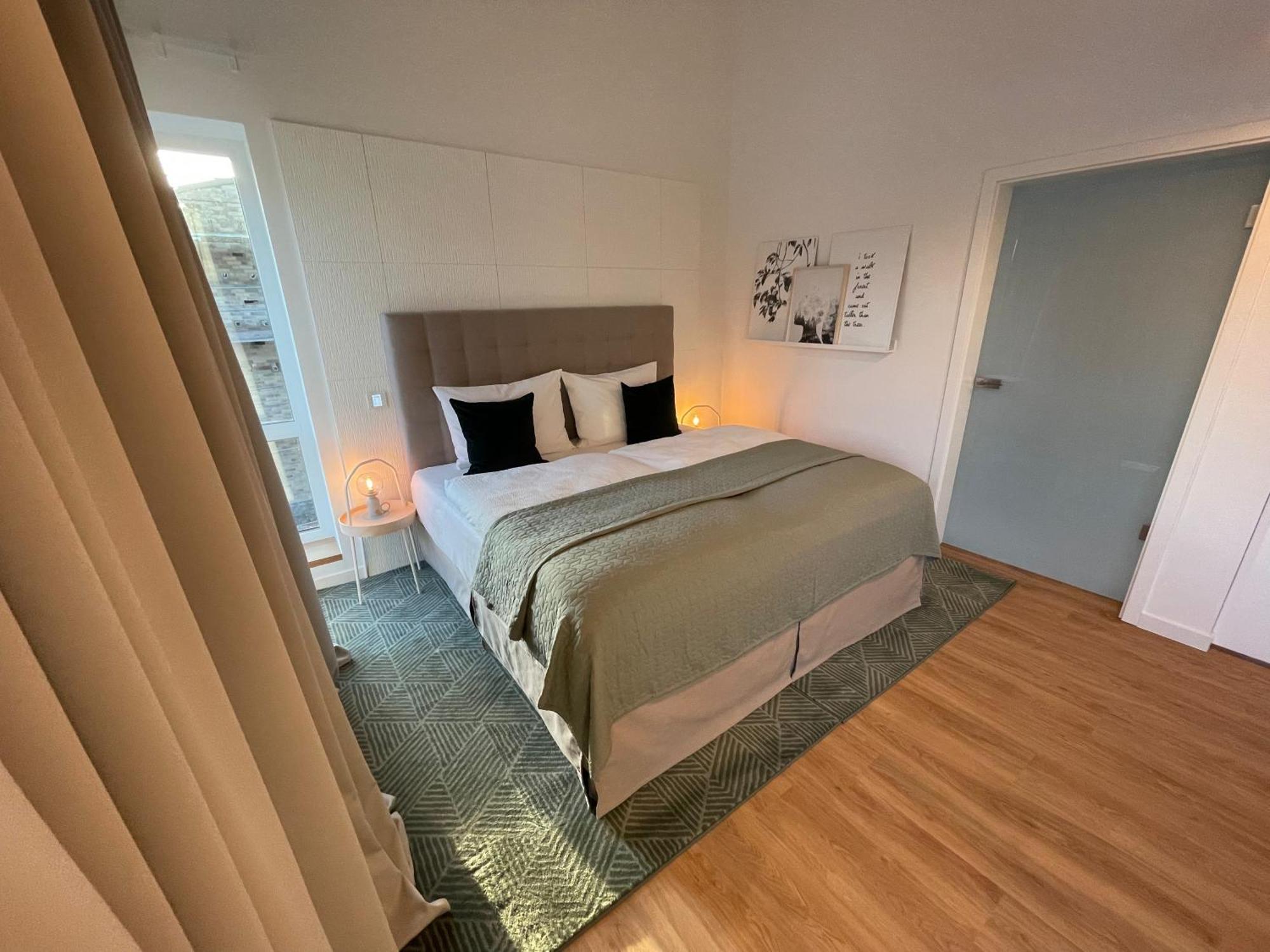 Moderne Neue Apartments Zum Wohlfuehlen Im Boardinghouse Bed & Butter Hasbergen Bagian luar foto